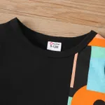 Baby Boy Blocking Design Long Sleeve Crew Neck Sweatshirt Sets   image 3