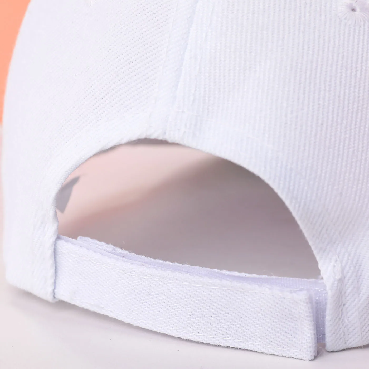 Rainbow Embroidery Baseball Cap for Mom and Me White image 4