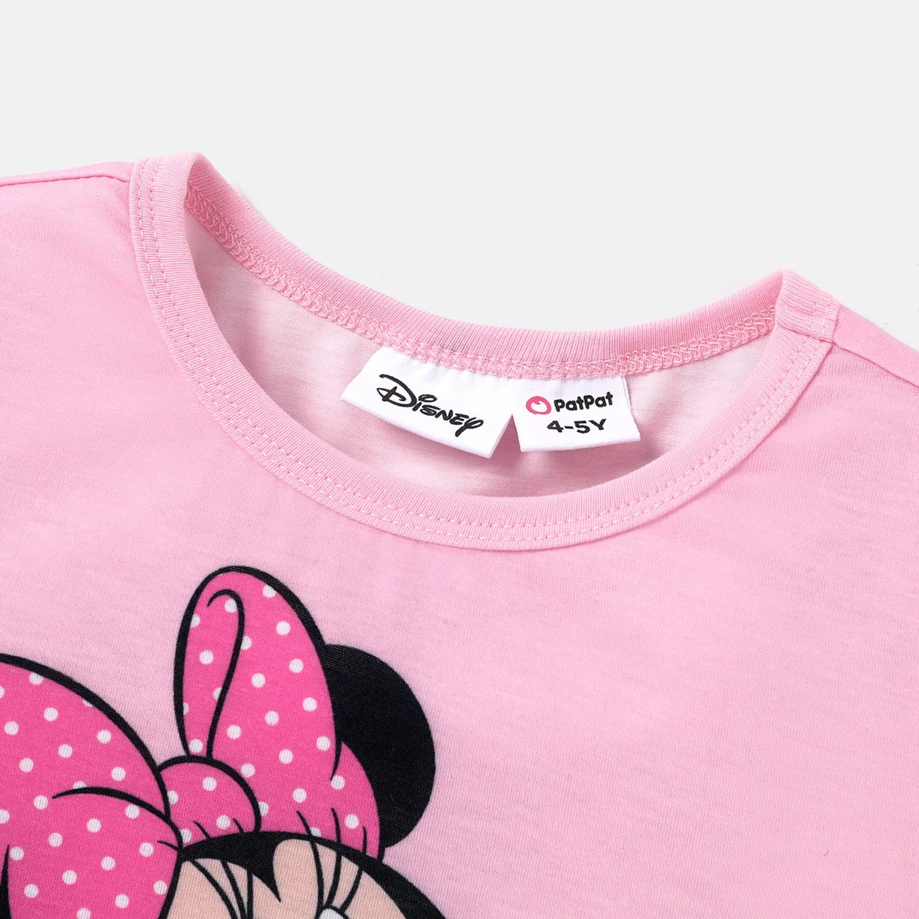 迪士尼幼兒/兒童女孩奈亞™角色印花飄逸袖 T 恤 粉色 big image 1