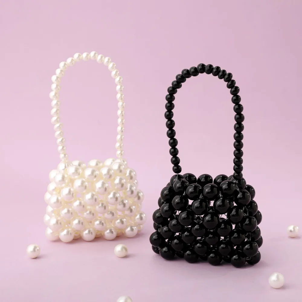 Toddler/Kid Mini Pearl Bag Handmade Beaded Bag big image 2