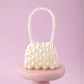 Toddler/Kid Mini Pearl Bag Handmade Beaded Bag  image 4