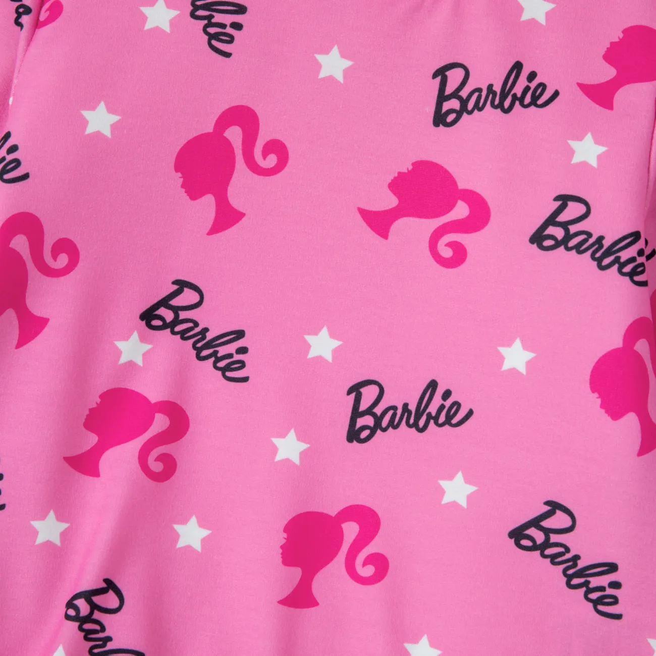 Barbie 2 Stück Kleinkinder Mädchen Süß Sweatshirt-Sets rosa big image 1