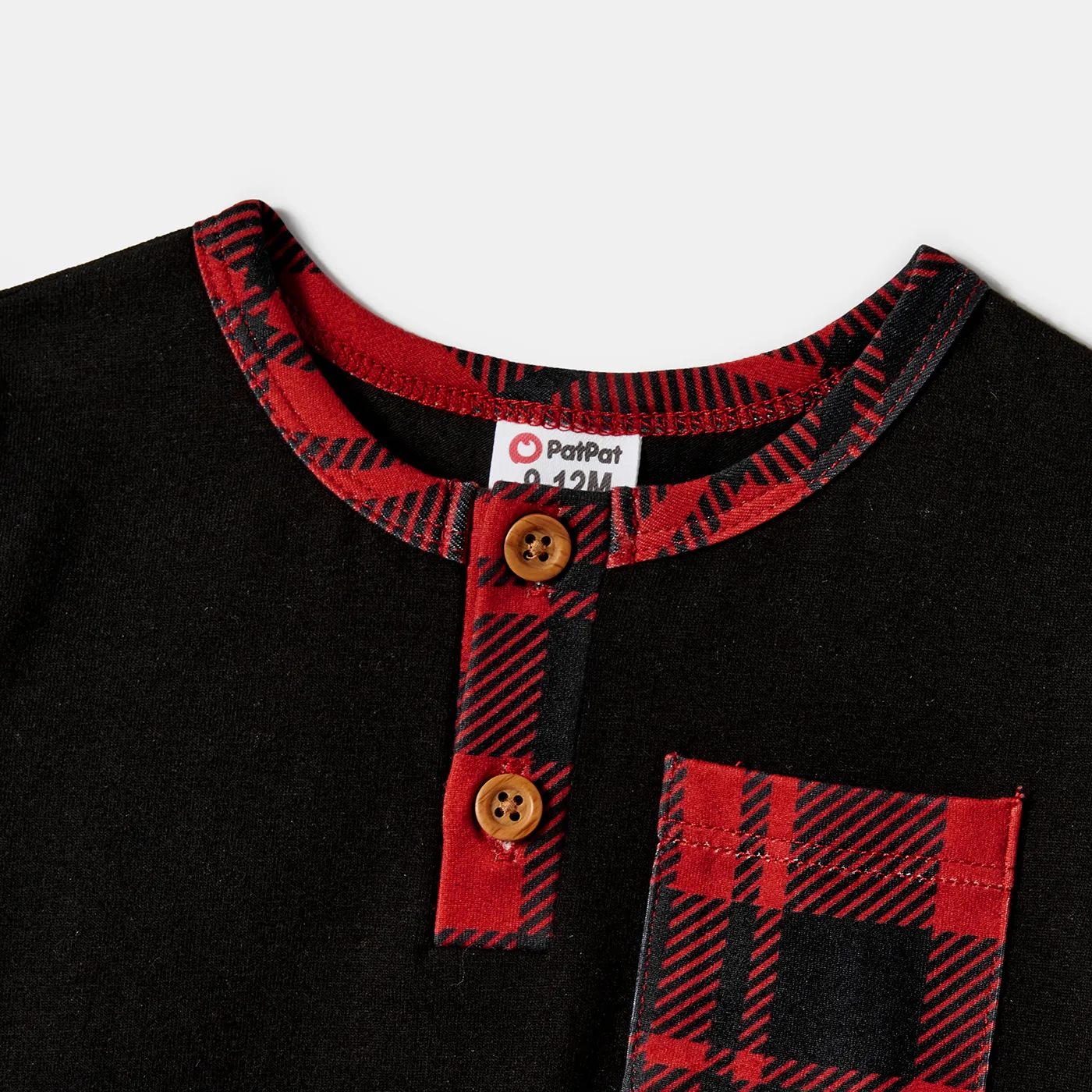 Natal Look de família Manga curta Conjuntos de roupa para a família Conjuntos Vermelho image 3
