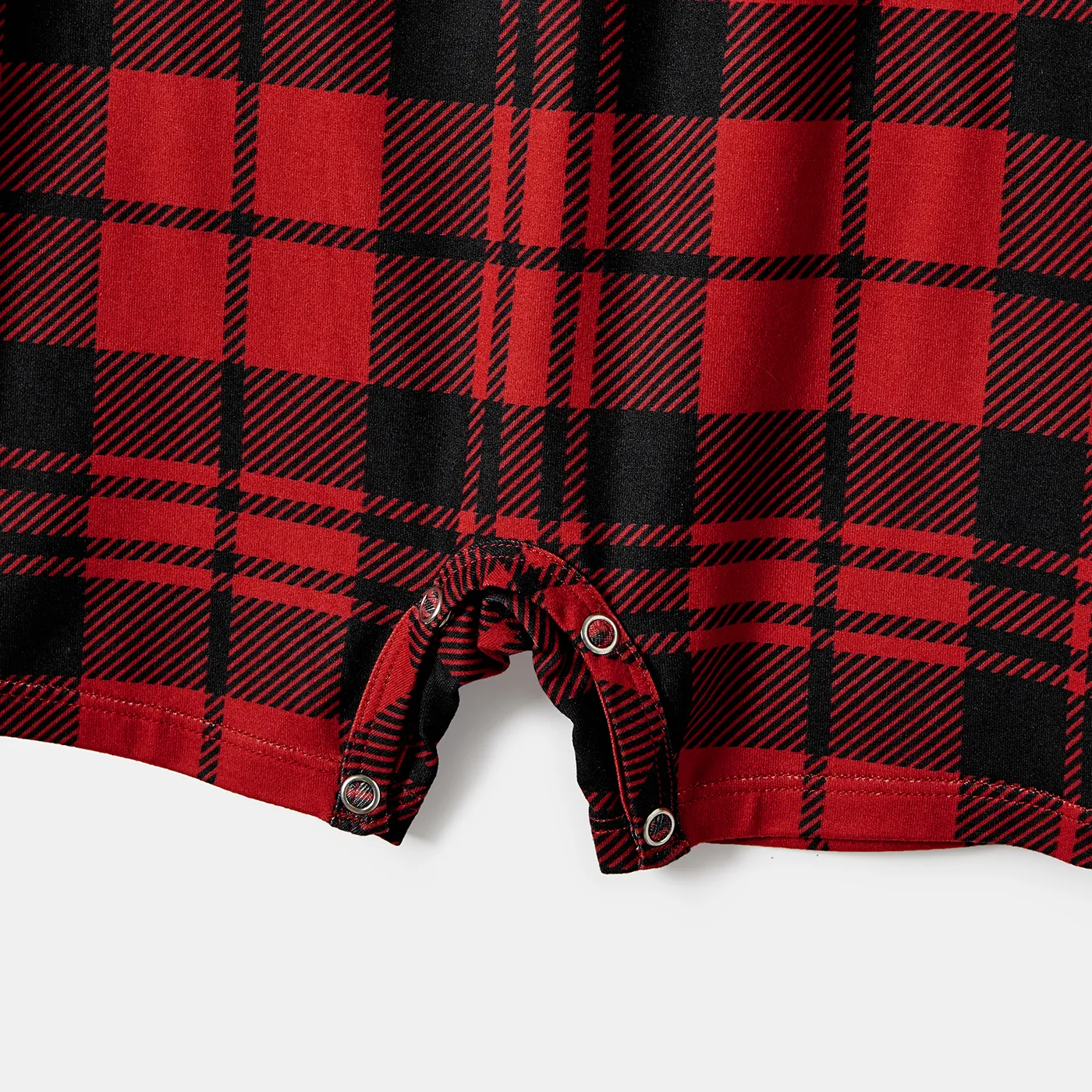 Natal Look de família Manga curta Conjuntos de roupa para a família Conjuntos Vermelho image 5