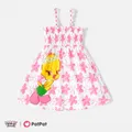 Looney Tunes Toddler Girl Character Print Smocked Slip Dress  image 1