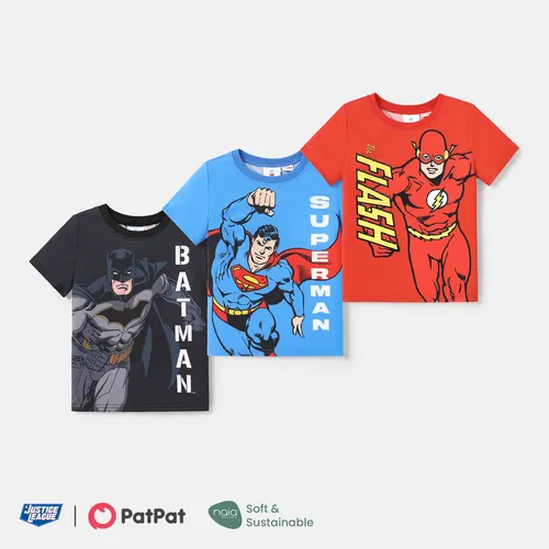 DC Super Friends Kid Boy Naia™ Character & Letter Print Short-sleeve Tee
