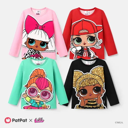 L.O.L. SURPRISE! Toddler Girl Character Print Long-sleeve Tee