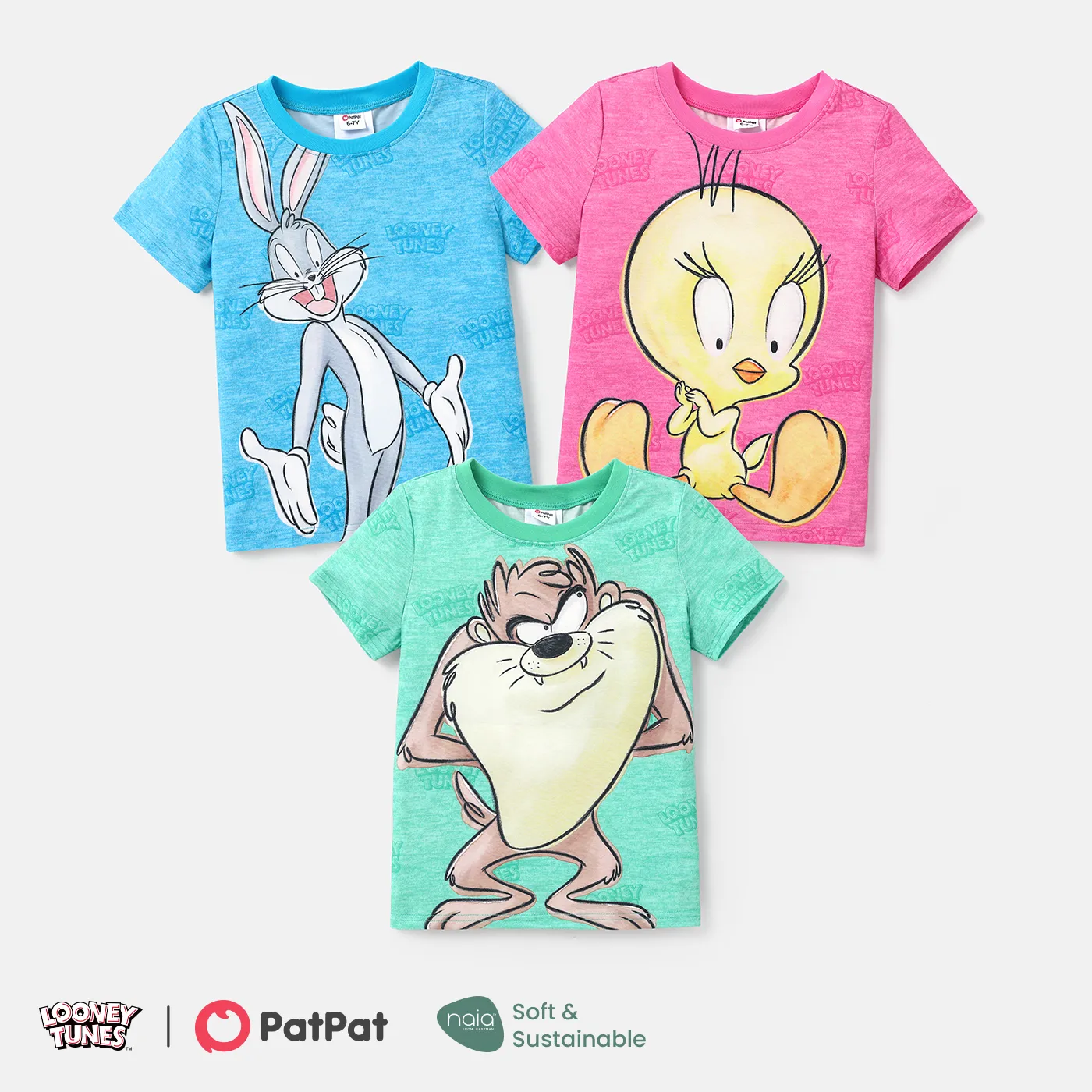 Looney Tunes Kid Girl/Boy Naia™ Character Print Short-sleeve Tee