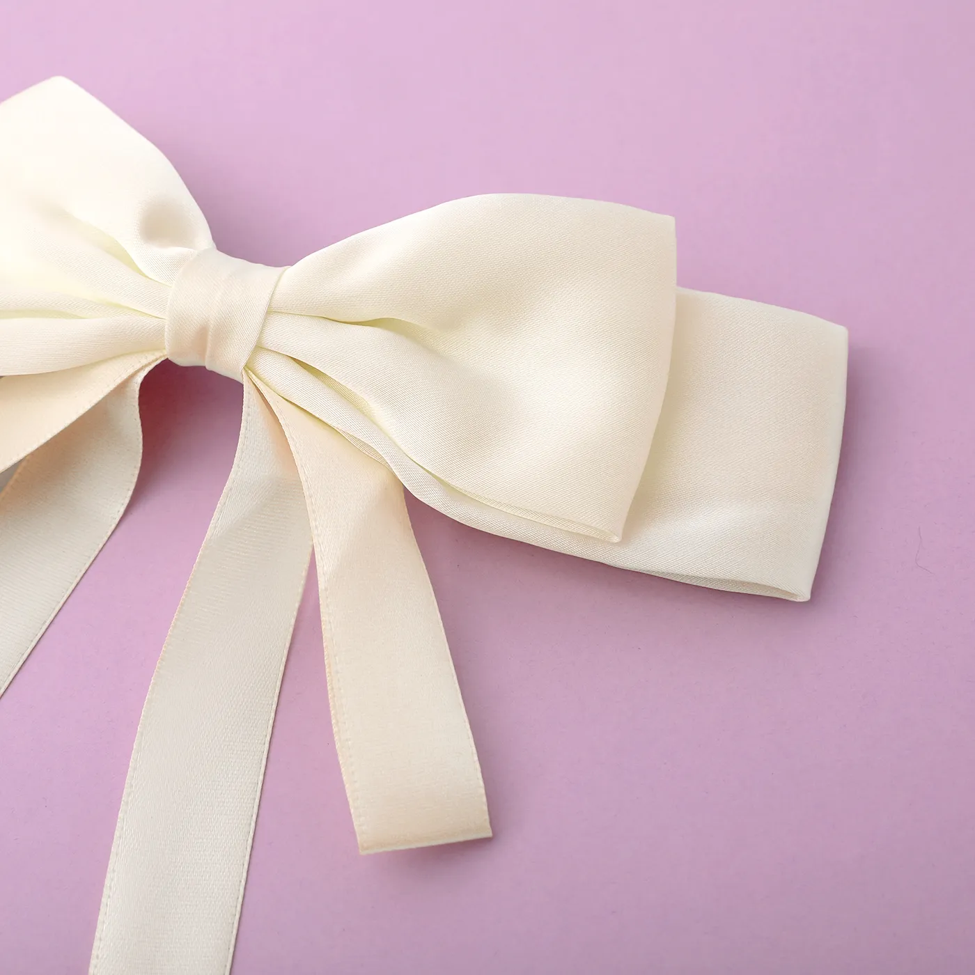 Kid Solid Big Bowknot Hairpin   image 4