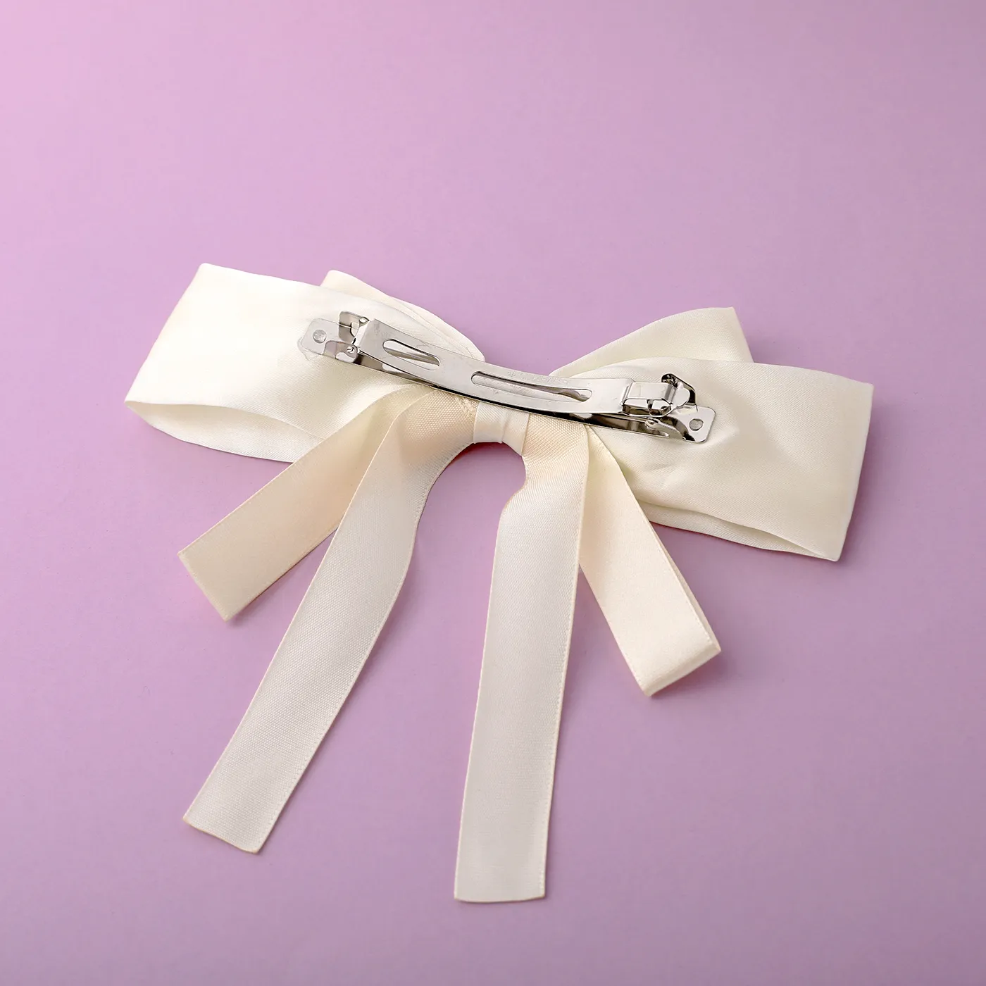 Kid Solid Big Bowknot Hairpin   image 3