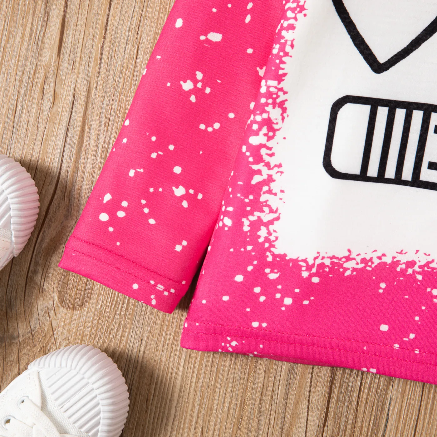 Toddler Girl Letters Pencil Print Long-sleeve Tee  image 5