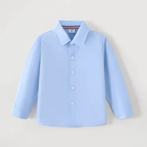 Toddler Boy/Girl School Uniform Camicia a maniche lunghe