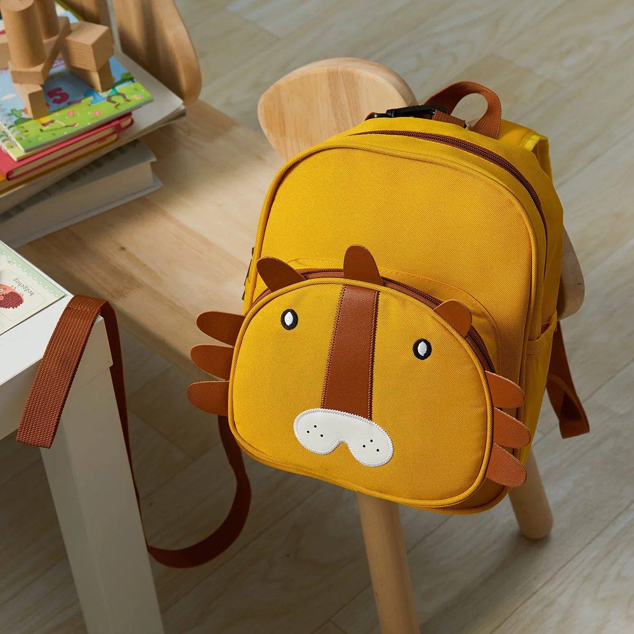 Toddler/Kid Boy 3D Little Lion Backpack big image 1