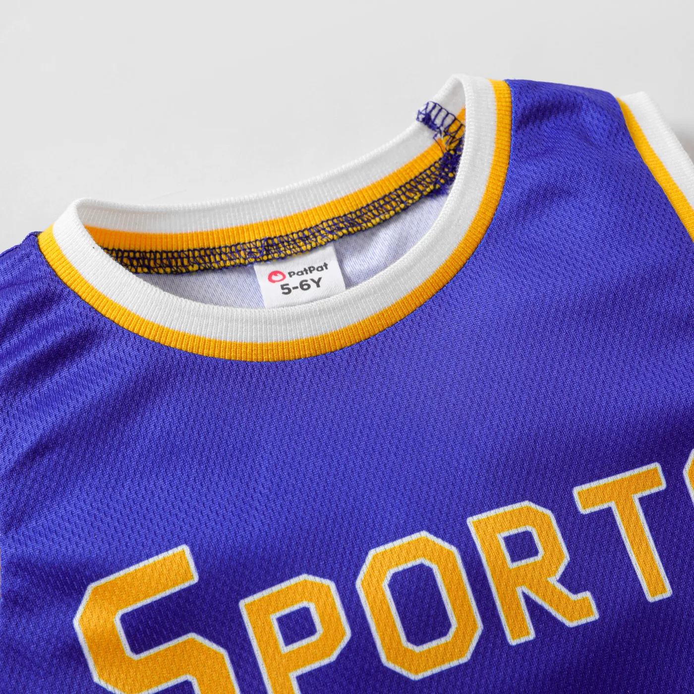 2pcs Kid Boy Letter Print Sports Tank Top and Shorts Set    image 5
