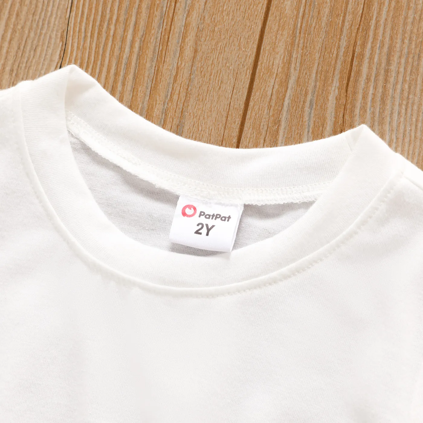 Toddler Girl Deer Ruffle Edge Dress Apricot image 3