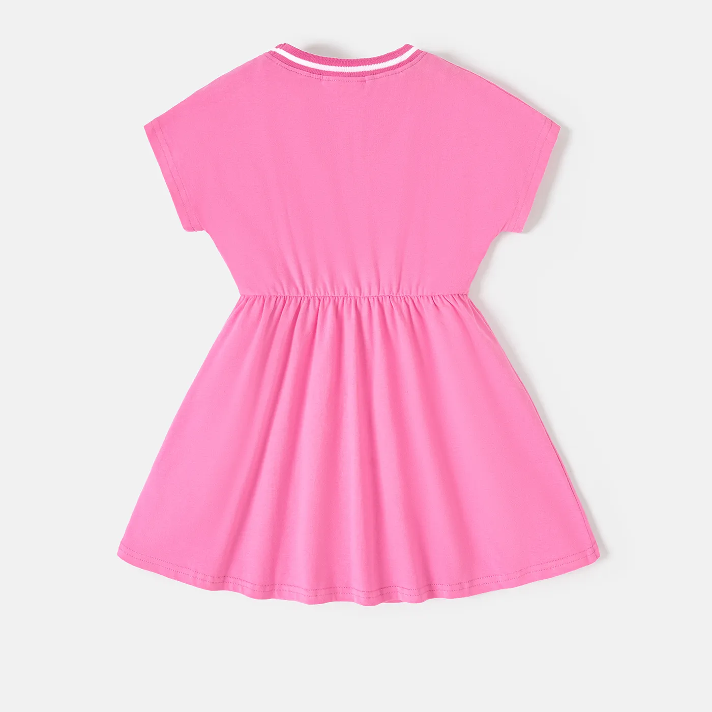 Barbie Toddler/Kid Girl Character & Letter Print Naia™ Short-sleeve Dress  image 3