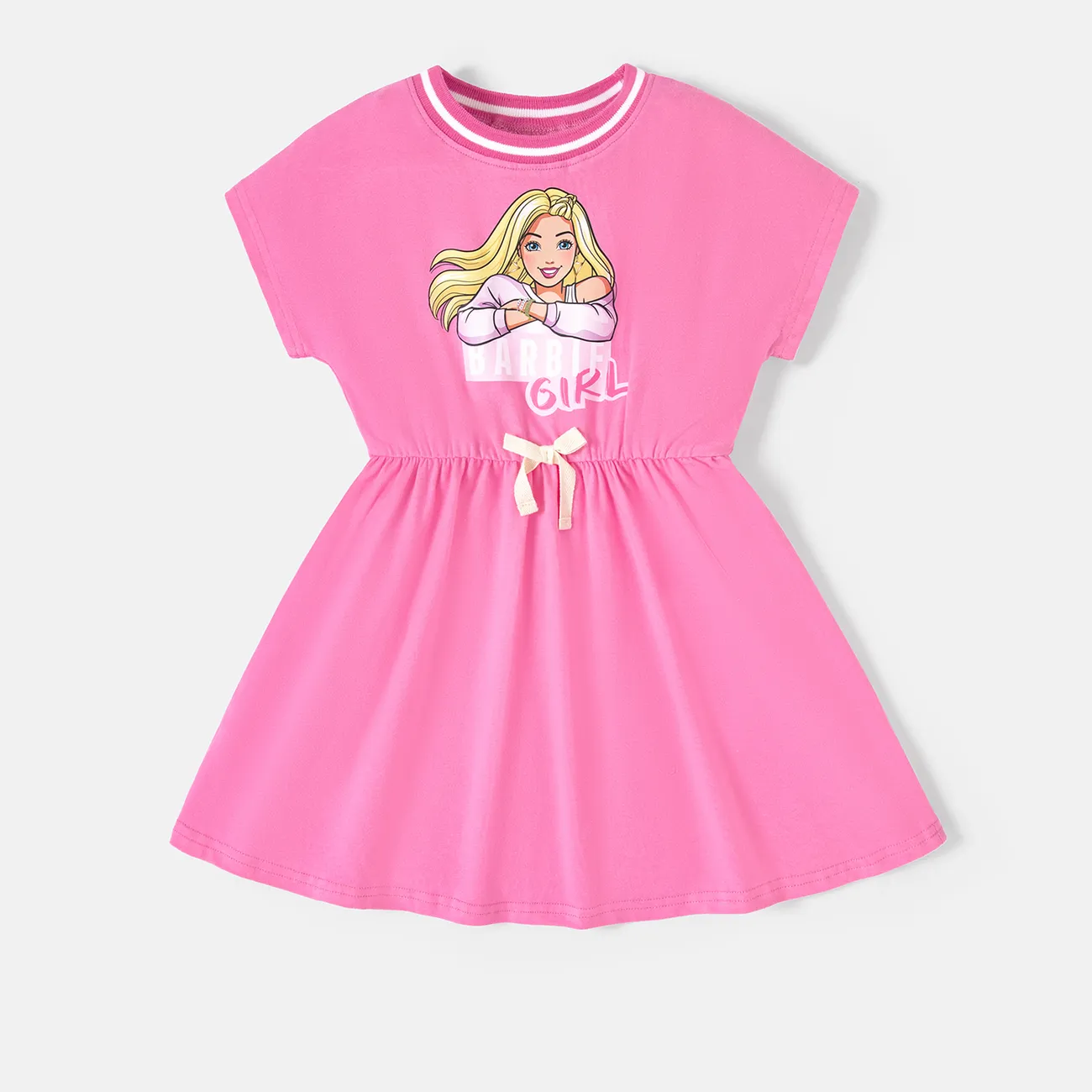 Barbie IP Chica Infantil Vestidos rosado big image 1
