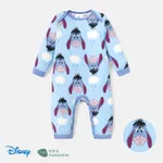 Disney Winnie the Pooh Baby Girl/Boy Naia™ Character Print Long-sleeve Jumpsuit  Blue