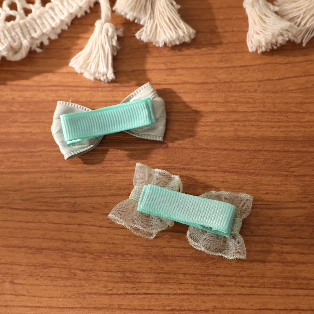 10-pack Toddler/Kid Handmade Bowknot Hairpin big image 4