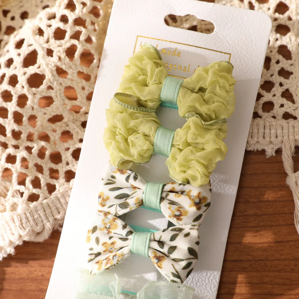 10-pack Toddler/Kid Handmade Bowknot Hairpin big image 2