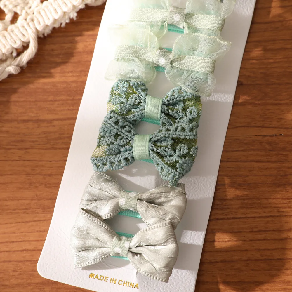 10-pack Toddler/Kid Handmade Bowknot Hairpin big image 3