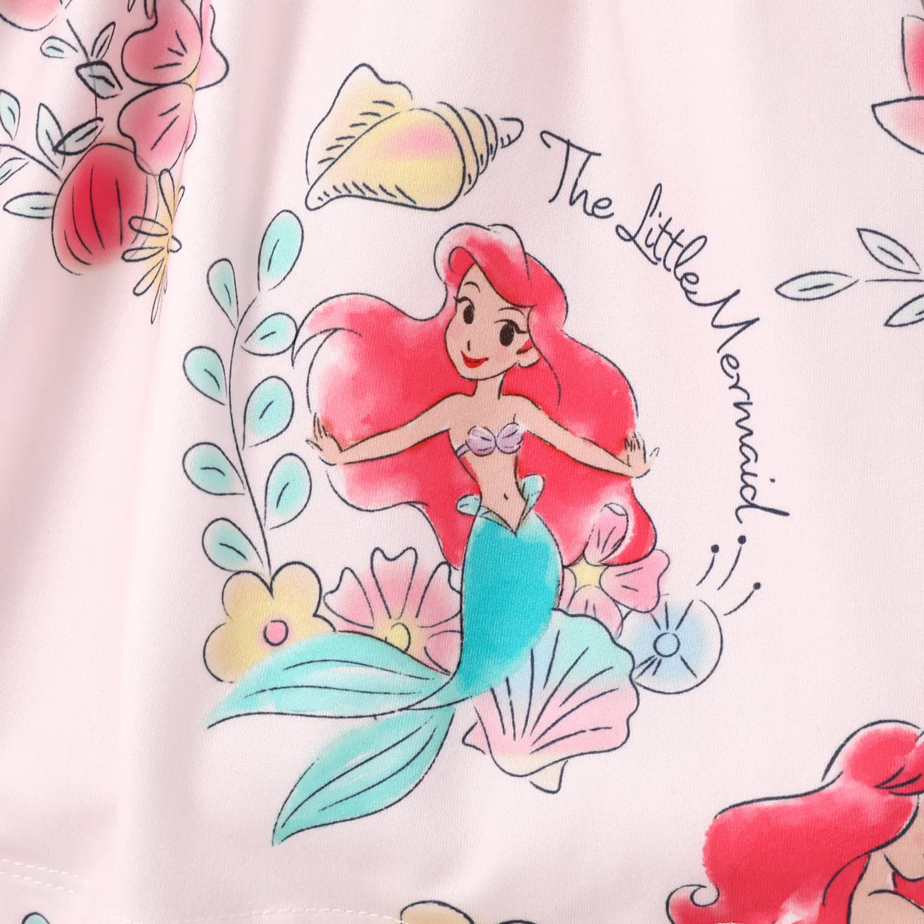 Disney Princess 嬰兒 喇叭袖 童趣 長袖 連衣裙 粉色 big image 1