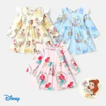 Disney Princess Baby Girl Floral & Character Print Ruffled Long-sleeve Dress   image 6