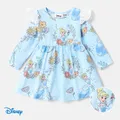 Disney Princess Baby Girl Floral & Character Print Ruffled Long-sleeve Dress   image 1