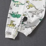 Family Matching Long Sleeved Dinosaur-Print Cotton Tops
  image 4