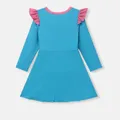 Disney Princess Toddler Girl Character Print Ruffled Long-sleeve Dress   image 2