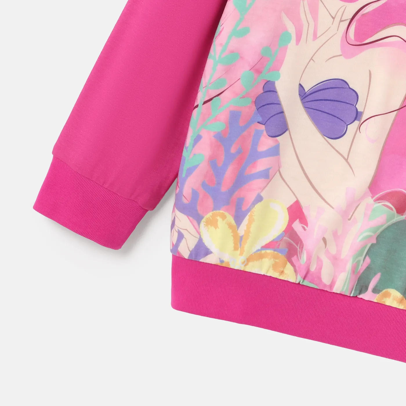Disney Princess Criança Menina Bonito Sweatshirt cor de rosa image 4