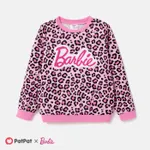 Barbie Toddler/Kid Girl Naia™ Letter Embroidered Leopard Pullover Sweatshirt   image 2