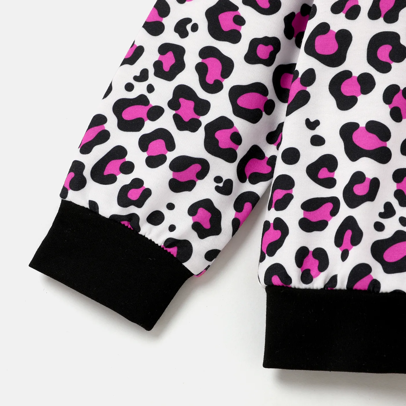 Barbie Toddler/Kid Girl Naia™ Letter Embroidered Leopard Pullover Sweatshirt   big image 6