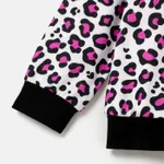 Barbie Toddler/Kid Girl Naia™ Letter Embroidered Leopard Pullover Sweatshirt   image 6
