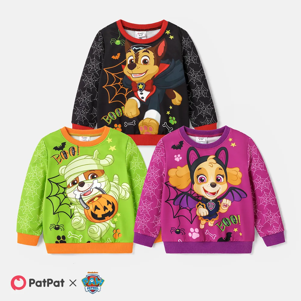 PAW Patrol Halloween Toddler Girl/Boy Character Print Long-sleeve Pullover Sweatshirt   big image 6