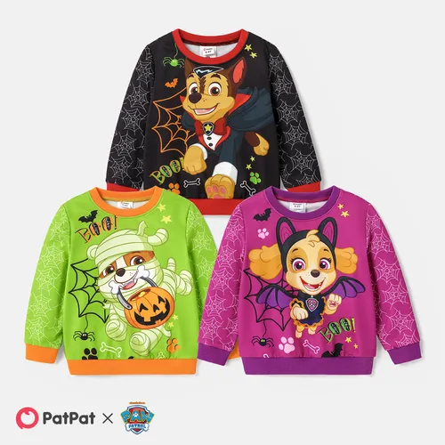 PAW Patrol Halloween Toddler Girl/Boy Character Print Long-sleeve Pullover Sweatshirt 