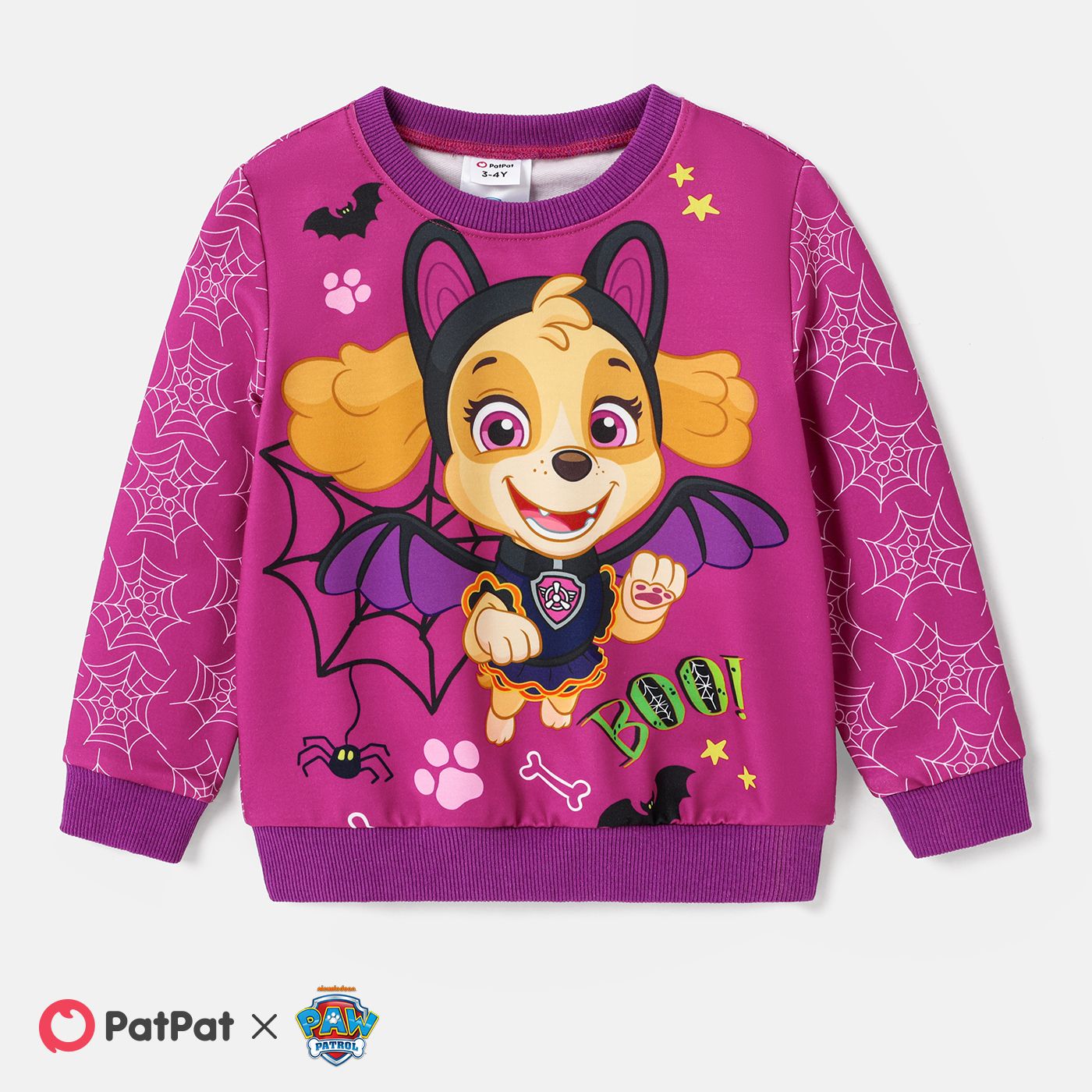 PAW Patrol Halloween Toddler Girl/Boy Character Print Long-sleeve Pullover Sweatshirt