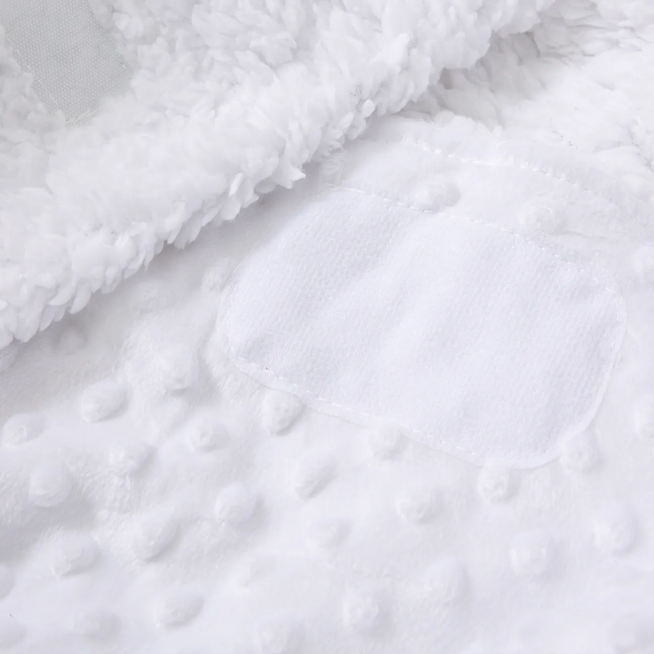 Baby Winter Plush Swaddles White big image 1