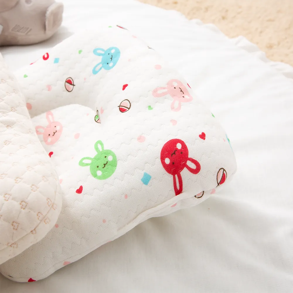 bambino 100% cotone colorato cuscino simpatico cartone animato cuscino per modellare la testa del bambino per prevenire la sindrome della testa piatta big image 2