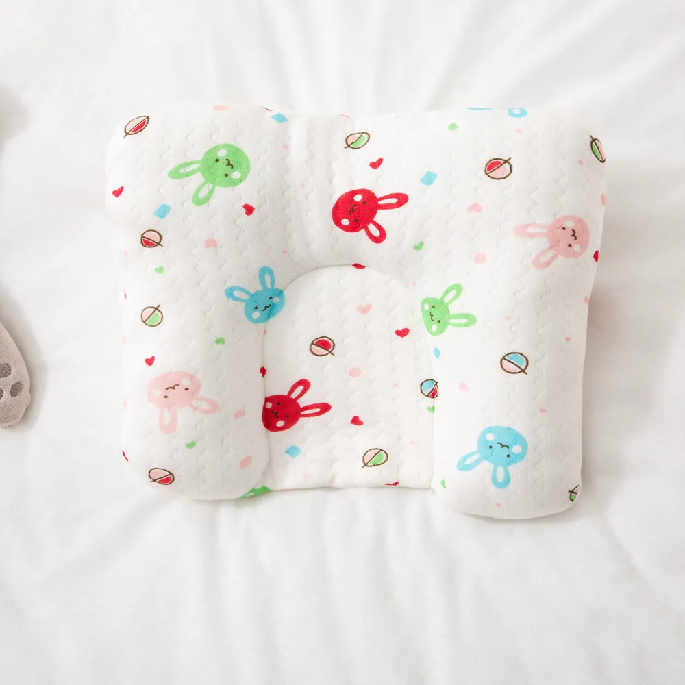 bambino 100% cotone colorato cuscino simpatico cartone animato cuscino per modellare la testa del bambino per prevenire la sindrome della testa piatta  big image 1