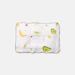 Pure Cotton Baby Pillow Fruit Pattern Sweat-absorbing Breathable Sleeping Pillow to Help Prevent and Treat Flat Head Syndrome  image 2