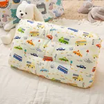 100% algodón bebé almohada calmante dibujos animados dinosaurio unicornio patrón niños suave elástico almohadas para dormir Amarillo