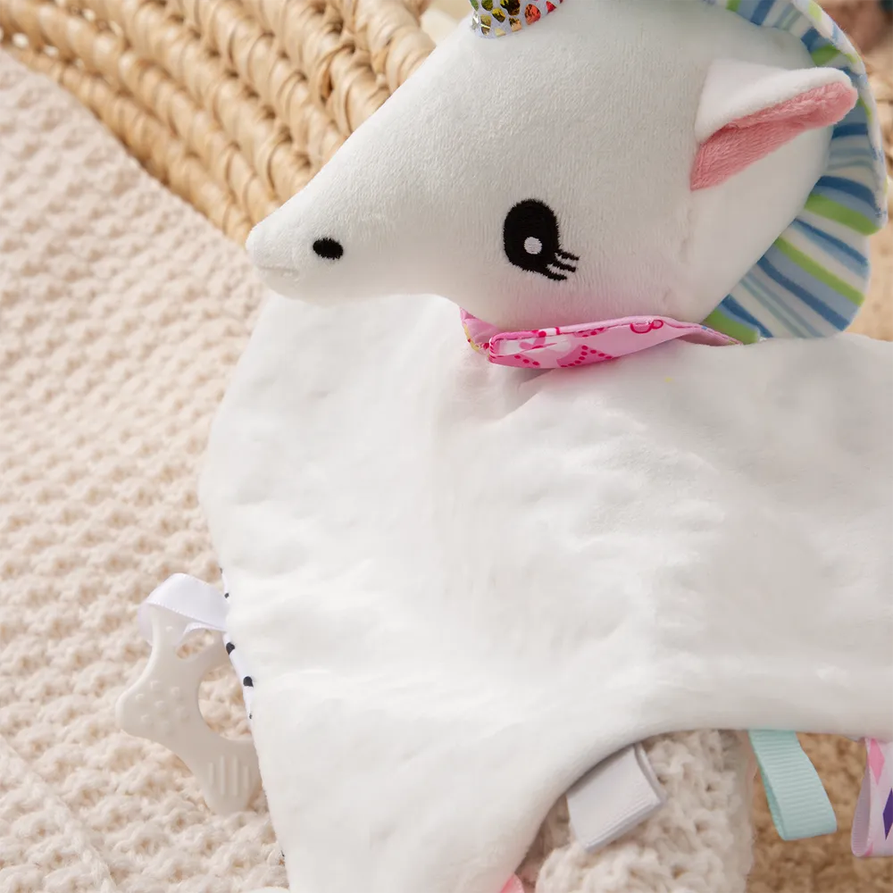 Cute Animal Baby Infant Soothe Appease Towel Soft Plush Comforting Toy Velvet Appease Baby Sleeping Doll Supplies big image 3
