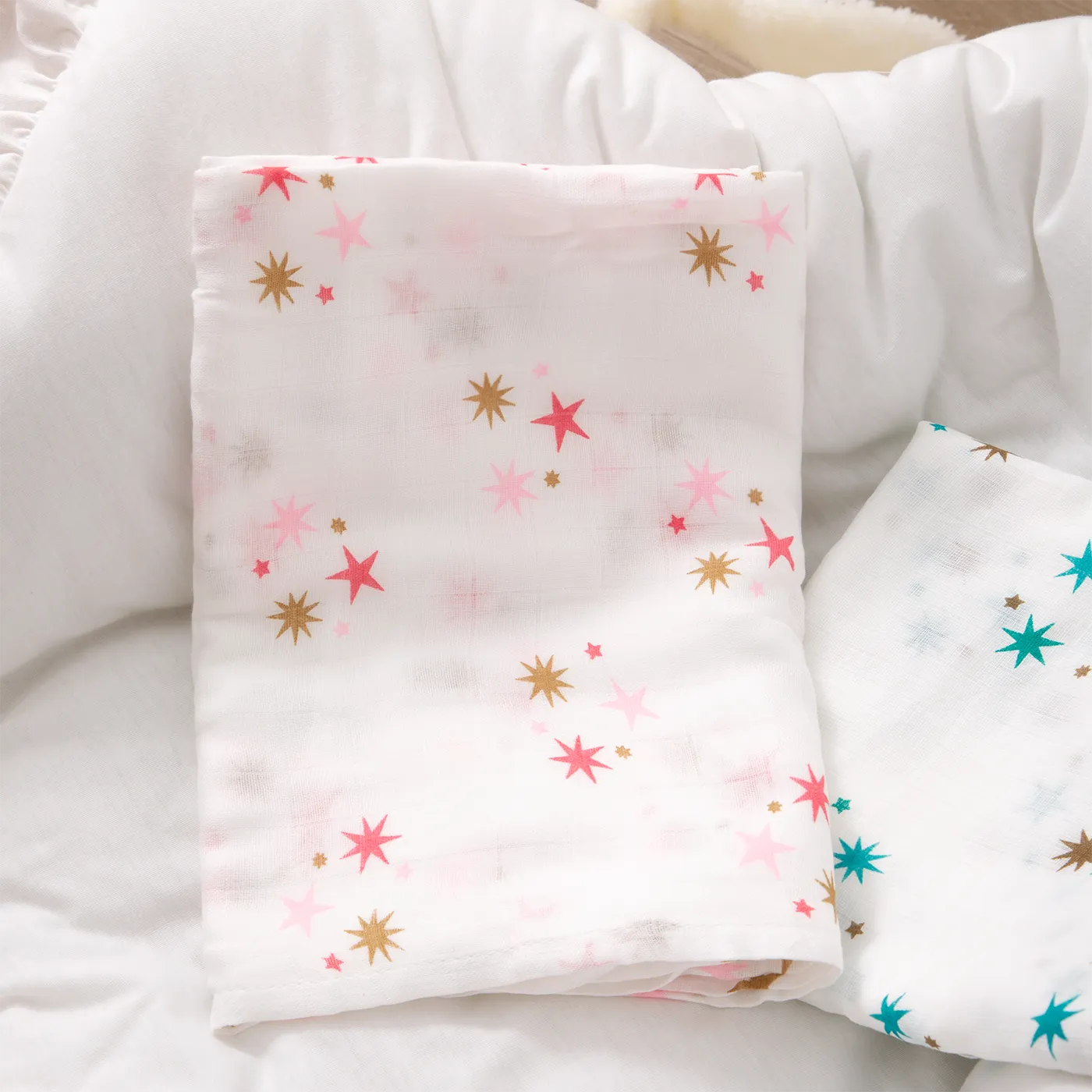100% Coton Gaze Nouveau-né Bébé Couette Couvertures Portables Recevant La Literie Des Enfants Pour L’été
