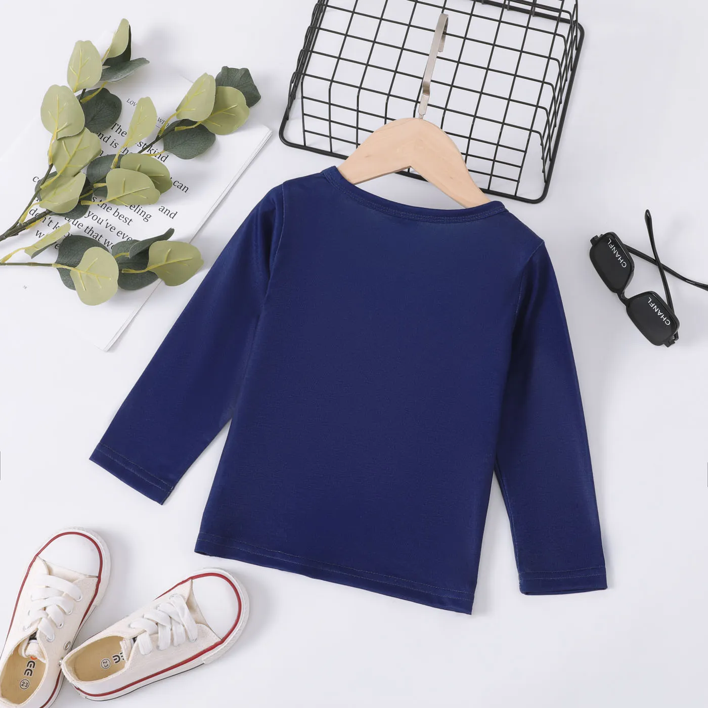 Toddler Boy Football Print Long-sleeve Tee   image 2