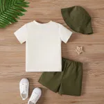 3 unidades Criança Menino Infantil Leão conjuntos de camisetas Exército Verde image 2