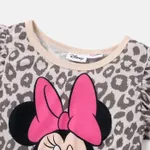 Disney Mickey and Friends Toddler/Kid Girl 2pcs Naia™ Leopard Character Print Flutter-sleeve Tee and Pants Set   image 6
