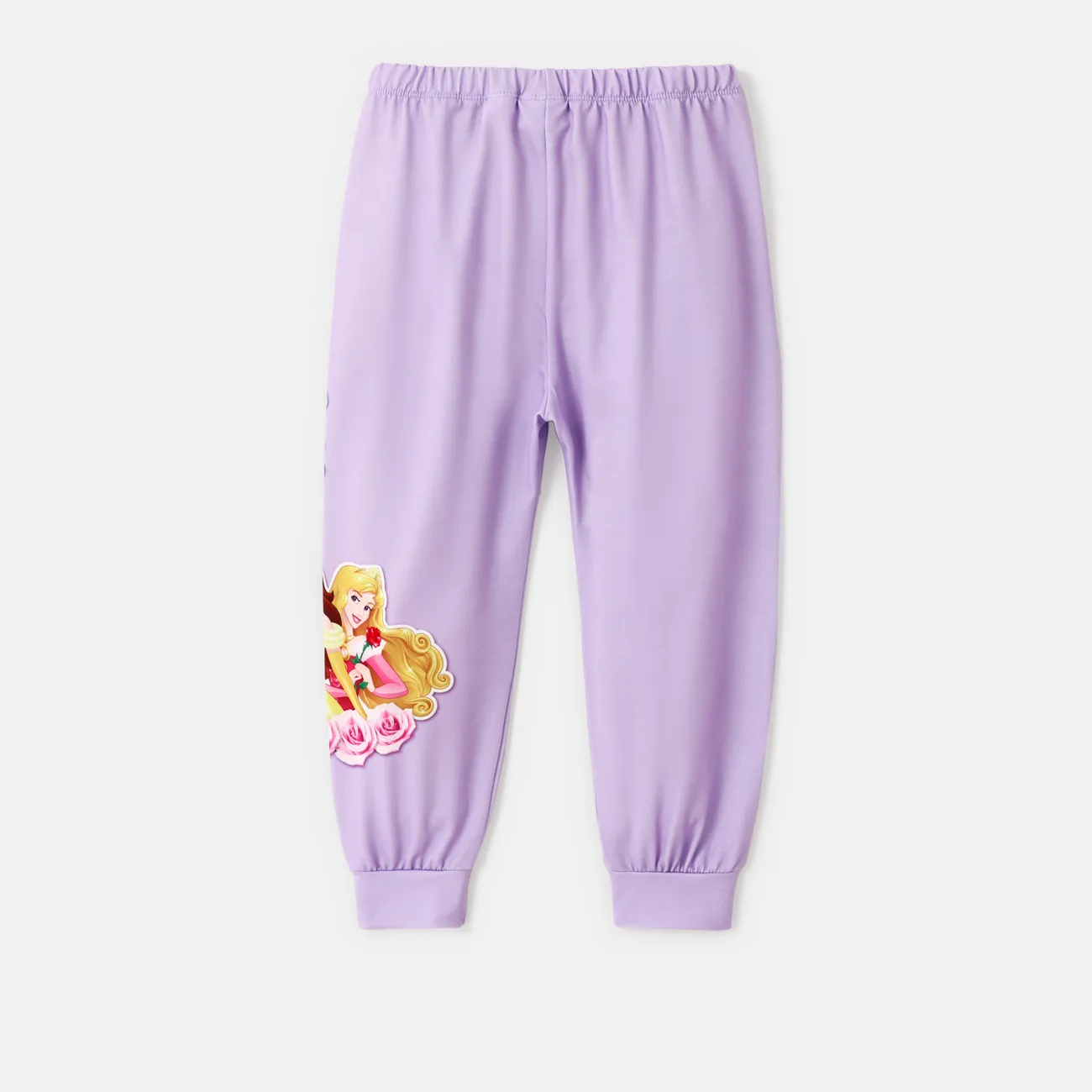 Disney Princess Toddler Girl Letter & Character Print Sweatpants  Purple big image 1