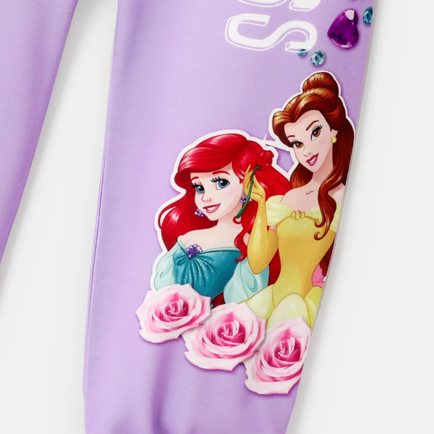 Disney Princess Toddler Girl Letter & Character Print Sweatpants  Purple image 6