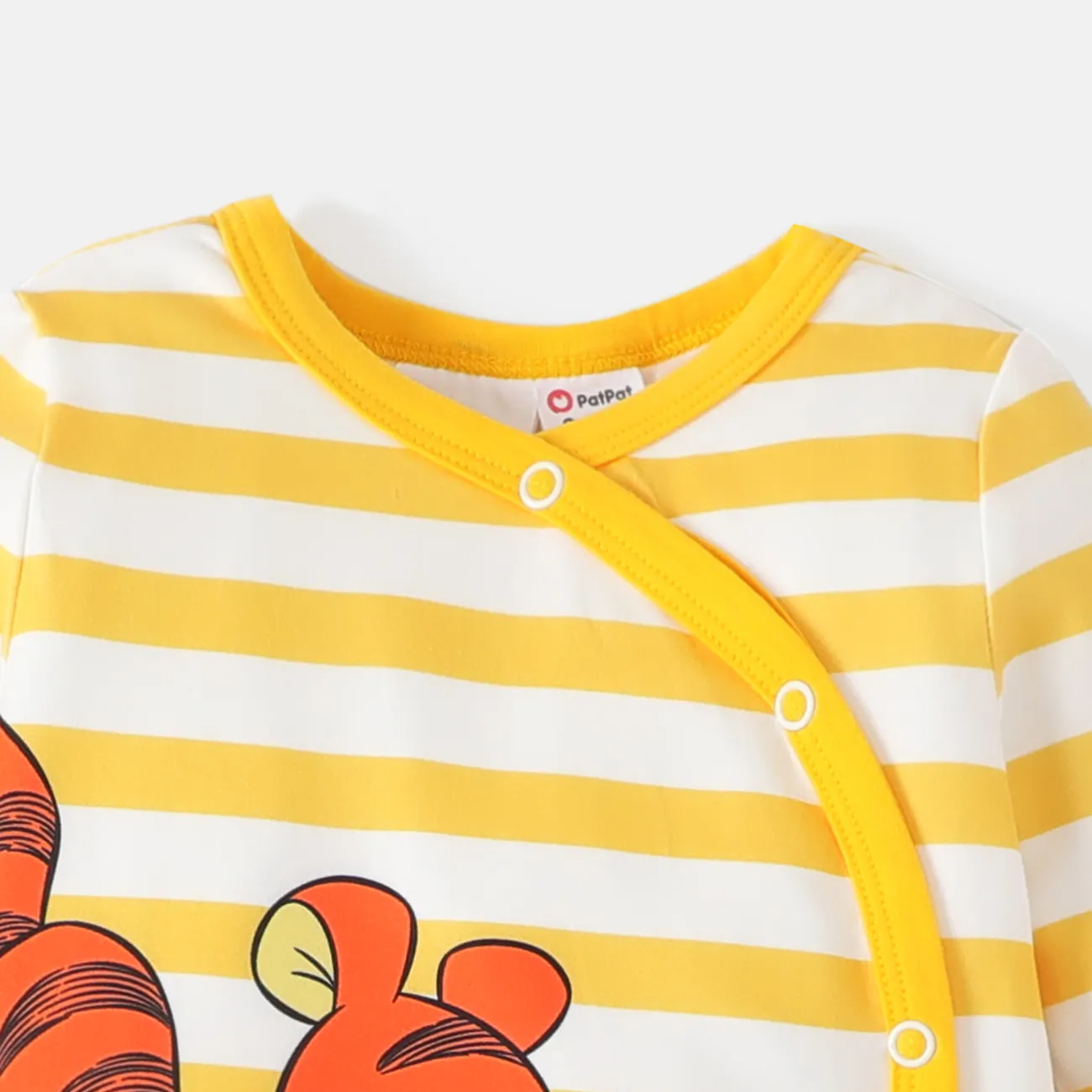 Disney Winnie the Pooh Bebé Unissexo Infantil Manga comprida Macacão Amarelo big image 1
